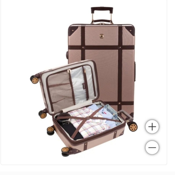 SwissGear 2-piece Hardside Trunk Luggage Set, new light pink - Picture 4 of 10